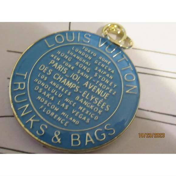 Authentic Large Louis Vuitton Charm Trunks & Bags Aqua - Picture 2 of 7